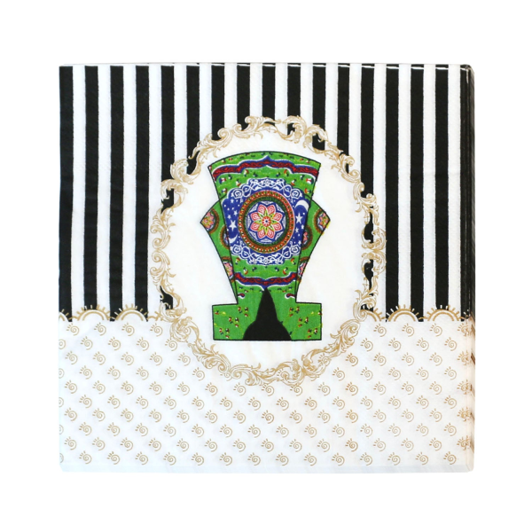 black_white_stripe_napkins